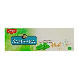 [0100001223] SAMAARA PREMIUM GREEN TEA  MINT FLVR 25 BAGS  50GM
