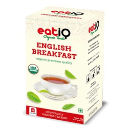 [0100002837] EATIQ ORGANIC BLACK TEA  ENGLISH BREAKFAST 50GM