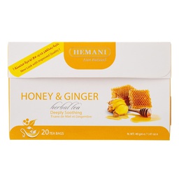 [0100008218] HEMANI HRBL TEA HONEY &amp; GINGER 20TBAGS