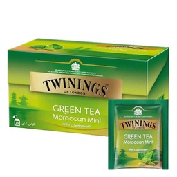 [0100009200] TWININGS GOLDLINE GREEN TEA MINT 25TBAGS