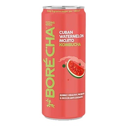 [0100026581] BORÉCHA KOMBUCHA CUBAN WATERMELON MOJITO 330 ML