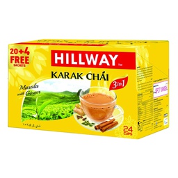 [0100026706] HILLWAY 3 IN 1 KARAK CHAI GINGER MASALA 18GM