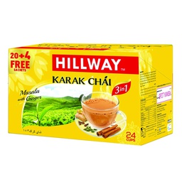 [0100026706] HILLWAY 3 IN 1 KARAK CHAI GINGER MASALA 18GM