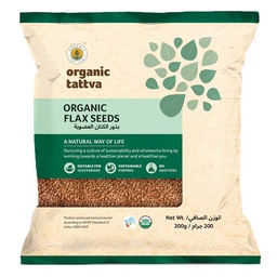 [0100023858] ORGANIC TATTVA FLAX SEEDS 200GM