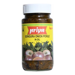 [0100003237] PRIYA GONGURA ONION PICKLE IN OIL 300GM