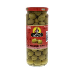 [0100008460] FIGARO OLIVES PLAIN GREEN 270GM