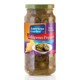[0100008842] AMERICAN GARDEN  JALAPENO PEPPER SLICED 16oz