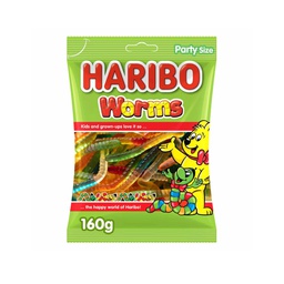 [0100009405] HARIBO WORMS 160GM